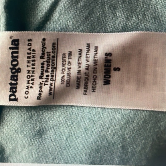 PATAGONIA SCOOP NECK RACER BACK SLITS SLEEVELESS ACTIVE WEAR MUSCLE TANK TOP - Picture 7 of 8